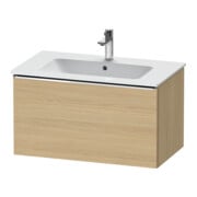 Duravit Waschtischunterschrank D-Neo 81x46,2cm, chr/Eiche Nat, 1 Ausz., wandhängend