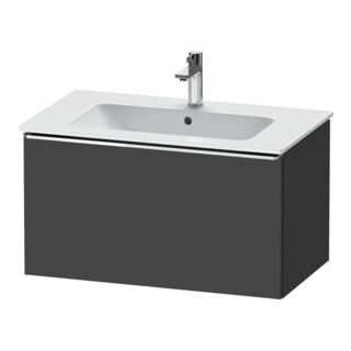 Duravit Waschtischunterschrank D-Neo 81x46,2cm, chr/Grap ma, 1 Ausz., wandhängend