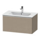 Duravit Waschtischunterschrank D-Neo 81x46,2cm, chr/Leinen, 1 Ausz., wandhängend-1