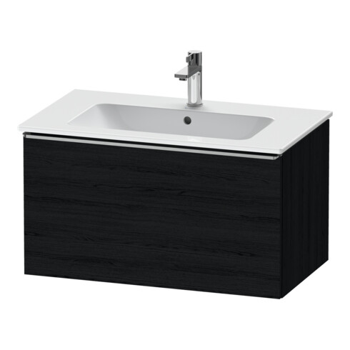 Duravit Waschtischunterschrank D-Neo 81x46,2cm, ES geb/Ei sw, 1 Ausz., wandhängend