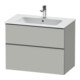 Duravit Waschtischunterschrank D-Neo 81x46,2cm, ES geb/gr m, 1 Kast, 1 Ausz.-1