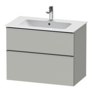Duravit Waschtischunterschrank D-Neo 81x46,2cm, ES geb/gr m, 1 Kast, 1 Ausz.