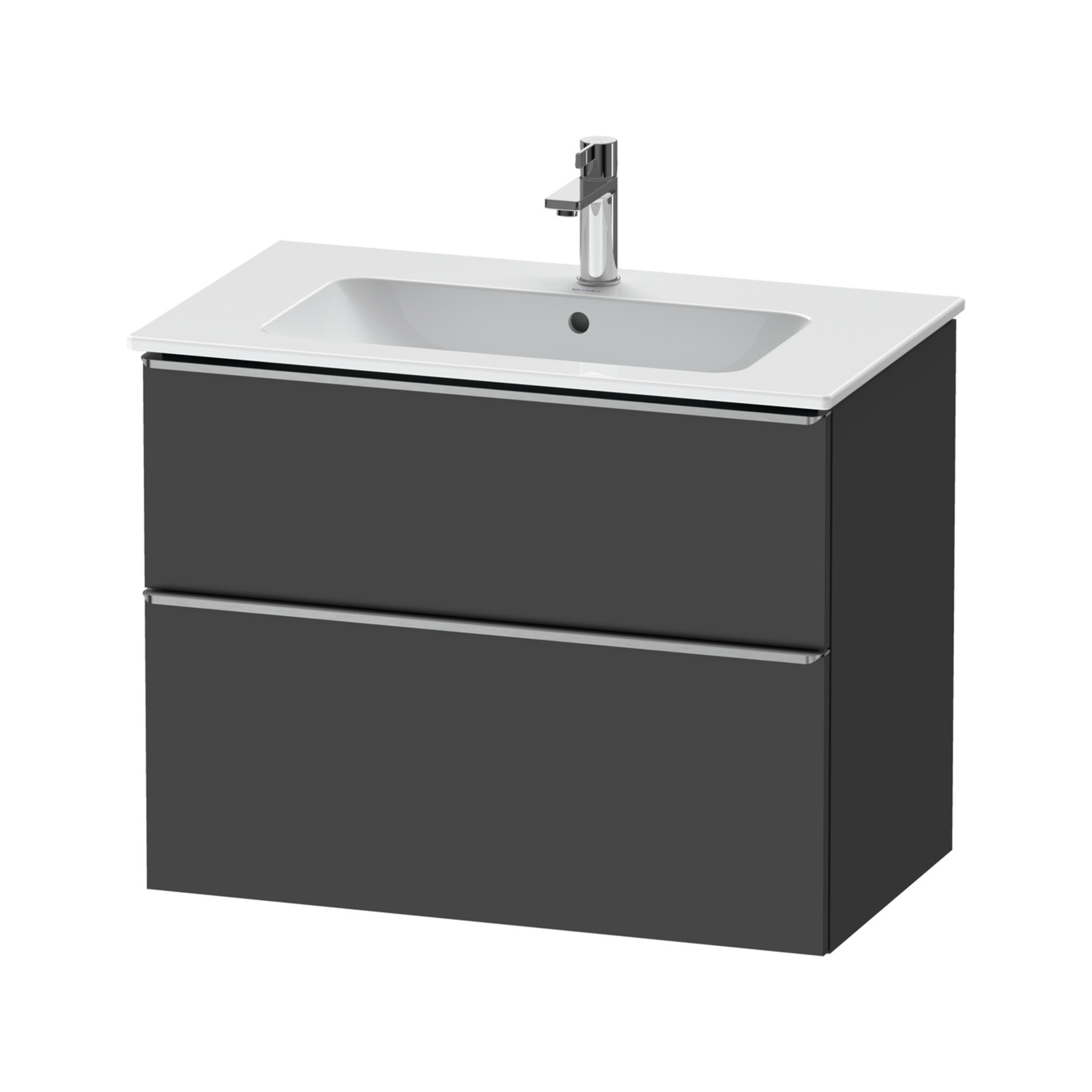 Duravit Waschtischunterschrank D-Neo 81x46,2cm, ES geb/Gra m, 1 Kast, 1 Ausz.