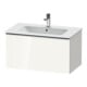 Duravit Waschtischunterschrank D-Neo 81x46,2cm, ES geb/we hgl, 1 Ausz., wandhängend-1