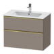 Duravit Waschtischunterschrank D-Neo 81x46,2cm, g pol/Bas m, 1 Kast, 1 Ausz.-1