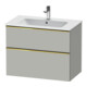 Duravit Waschtischunterschrank D-Neo 81x46,2cm, g pol/gr m, 1 Kast, 1 Ausz.-1