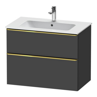 Duravit Waschtischunterschrank D-Neo 81x46,2cm, g pol/gra m, 1 Kast, 1 Ausz.