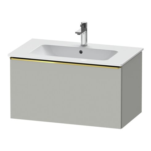 Duravit Waschtischunterschrank D-Neo 81x46,2cm, g pol/grau ma, 1 Ausz., wandhängend