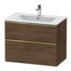 Duravit Waschtischunterschrank D-Neo 81x46,2cm, g pol/Nu d, 1 Kast, 1 Ausz.-1