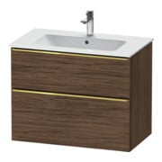 Duravit Waschtischunterschrank D-Neo 81x46,2cm, g pol/Nu d, 1 Kast, 1 Ausz.