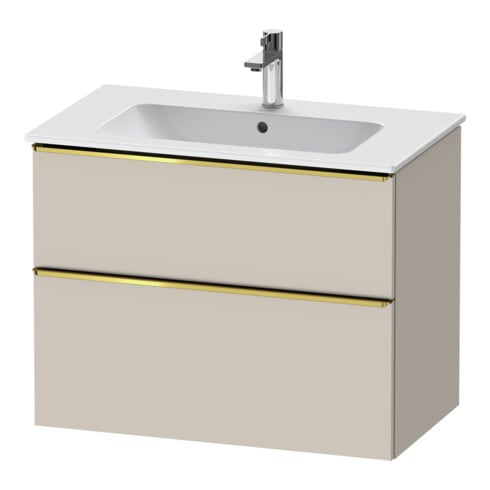 Duravit Waschtischunterschrank D-Neo 81x46,2cm, g pol/Tau m, 1 Kast, 1 Ausz.