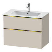 Duravit Waschtischunterschrank D-Neo 81x46,2cm, g pol/Tau m, 1 Kast, 1 Ausz.