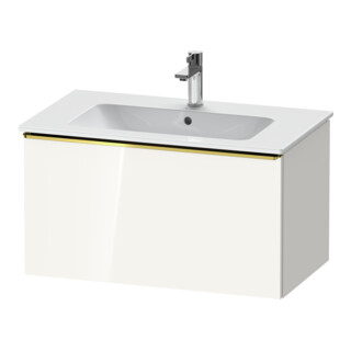 Duravit Waschtischunterschrank D-Neo 81x46,2cm, g pol/w hgl, 1 Ausz., wandhängend