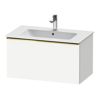 Duravit Waschtischunterschrank D-Neo 81x46,2cm, g pol/weiß ma, 1 Ausz., wandhängend