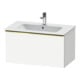 Duravit Waschtischunterschrank D-Neo 81x46,2cm, g pol/weiß ma, 1 Ausz., wandhängend-1