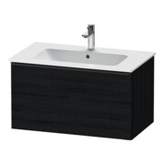 Duravit Waschtischunterschrank D-Neo 81x46,2cm, sw/Ei sw, 1 Ausz., wandhängend