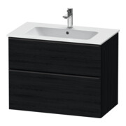 Duravit Waschtischunterschrank D-Neo 81x46,2cm, sw/Ei sw, 1 Schubk., 1 Ausz.