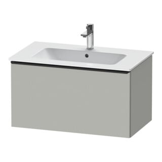 Duravit Waschtischunterschrank D-Neo 81x46,2cm, sw/gr ma, 1 Ausz., wandhängend