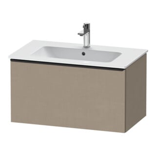 Duravit Waschtischunterschrank D-Neo 81x46,2cm, sw/Leinen, 1 Ausz., wandhängend