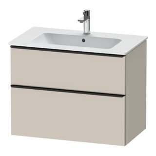 Duravit Waschtischunterschrank D-Neo 81x46,2cm, sw/Taup m, 1 Schubk., 1 Ausz.