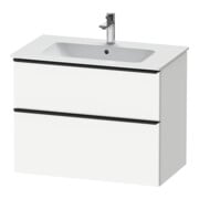 Duravit Waschtischunterschrank D-Neo 81x46,2cm, sw/w ma, 1 Schubk., 1 Ausz.