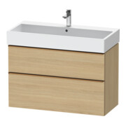Duravit Waschtischunterschrank D-Neo 98,4x44,2cm, b geb/Ei N, 1 Kast, 1 Ausz.