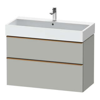 Duravit Waschtischunterschrank D-Neo 98,4x44,2cm, b geb/gr m, 1 Kast, 1 Ausz.