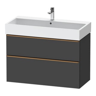 Duravit Waschtischunterschrank D-Neo 98,4x44,2cm, b geb/Gra m, 1 Kast, 1 A