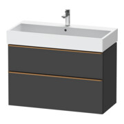 Duravit Waschtischunterschrank D-Neo 98,4x44,2cm, b geb/Gra m, 1 Kast, 1 A
