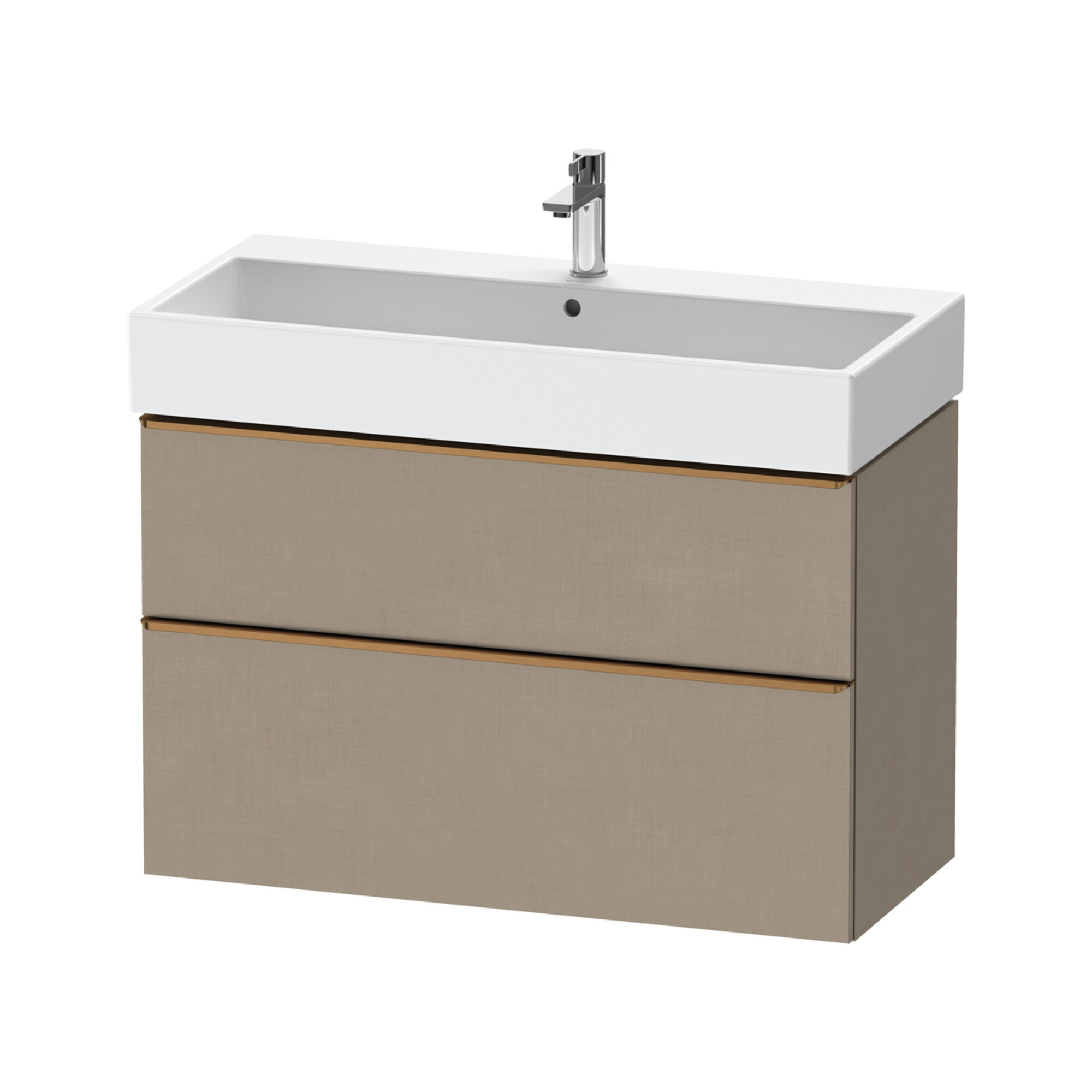 Duravit Waschtischunterschrank D-Neo 98,4x44,2cm, b geb/Lei, 1 Kast, 1 Ausz.
