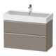 Duravit Waschtischunterschrank D-Neo 98,4x44,2cm, ch/Bas m, 1 Kast, 1 Ausz.-1