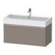 Duravit Waschtischunterschrank D-Neo 98,4x44,2cm, ch/Bas ma, 1 Ausz., wandhängend-1