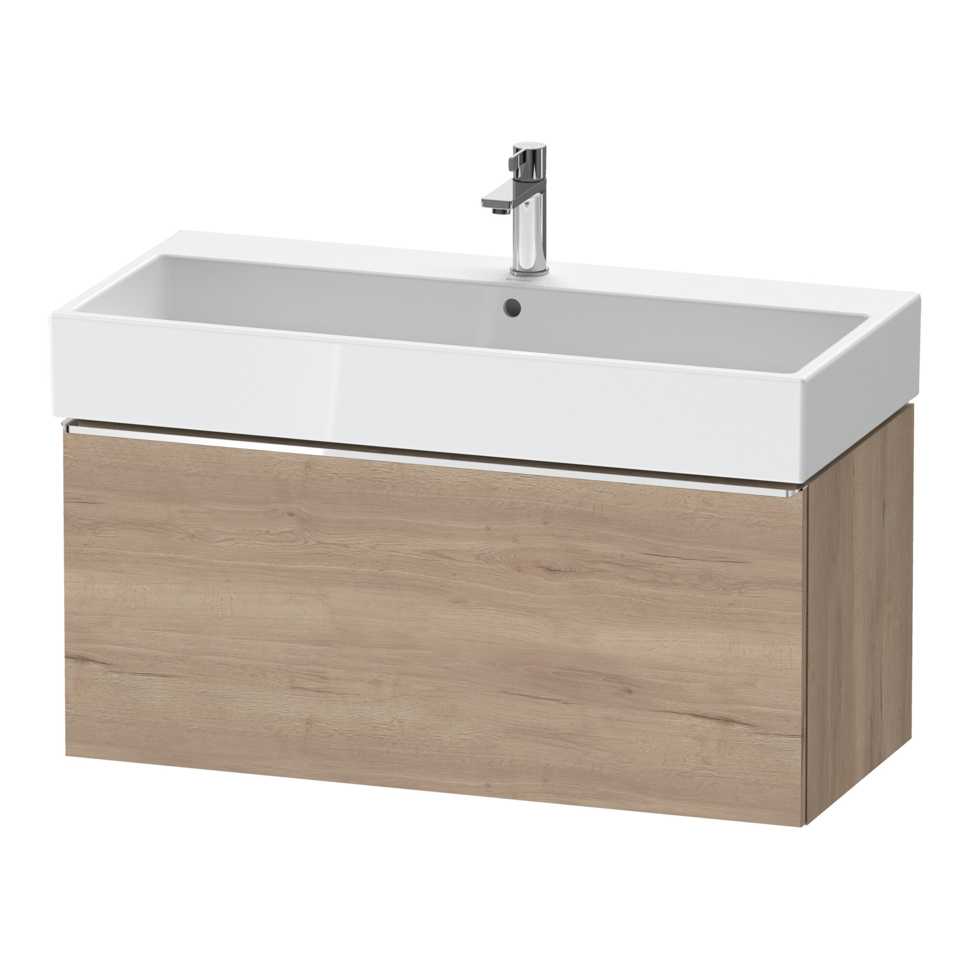 Duravit Waschtischunterschrank D-Neo 98,4x44,2cm, ch/Ei marm., 1 Ausz., wandhängend