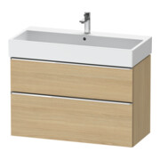 Duravit Waschtischunterschrank D-Neo 98,4x44,2cm, ch/Ei N, 1 Schubk., 1 Ausz.