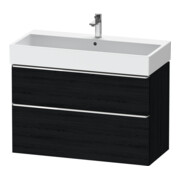 Duravit Waschtischunterschrank D-Neo 98,4x44,2cm, ch/Ei s, 1 Schubk., 1 Ausz.-1