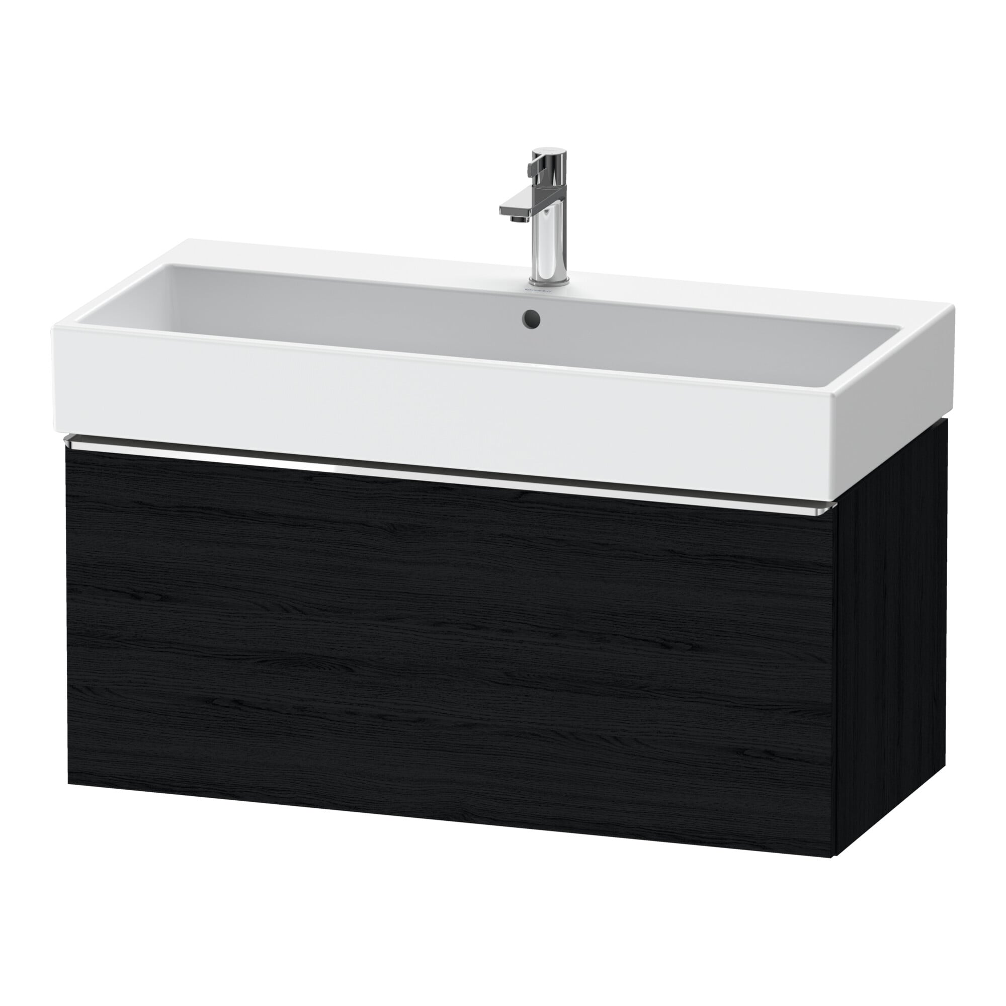 Duravit Waschtischunterschrank D-Neo 98,4x44,2cm, ch/Ei sw, 1 Ausz., wandhängend
