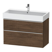 Duravit Waschtischunterschrank D-Neo 98,4x44,2cm, ch/nb d, 1 Schubk., 1 Ausz.