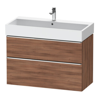 Duravit Waschtischunterschrank D-Neo 98,4x44,2cm, ch/nb N, 1 Schubk., 1 Ausz.
