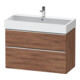 Duravit Waschtischunterschrank D-Neo 98,4x44,2cm, ch/nb N, 1 Schubk., 1 Ausz.-1