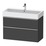 Duravit Waschtischunterschrank D-Neo 98,4x44,2cm, chr/Gra m, 1 Kast, 1 Ausz.-1