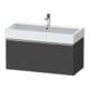 Duravit Waschtischunterschrank D-Neo 98,4x44,2cm, chr/Grap ma, 1 Ausz., wandhängend-1