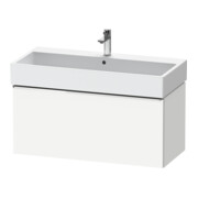 Duravit Waschtischunterschrank D-Neo 98,4x44,2cm, chr/we ma, 1 Ausz., wandhängend