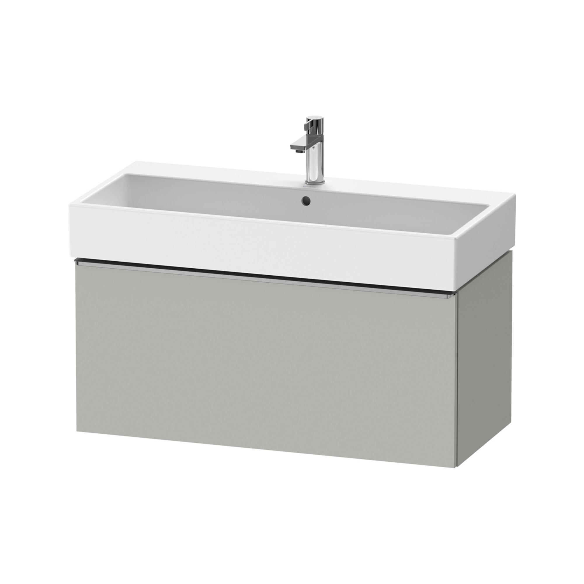 Duravit Waschtischunterschrank D-Neo 98,4x44,2cm, ES geb/gr m, 1 Ausz., wandhängend