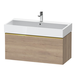 Duravit Waschtischunterschrank D-Neo 98,4x44,2cm, g pol/Ei ma, 1 Ausz., wandhängend