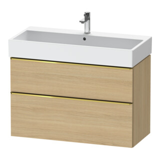Duravit Waschtischunterschrank D-Neo 98,4x44,2cm, g pol/Ei N, 1 Kast, 1 Ausz.