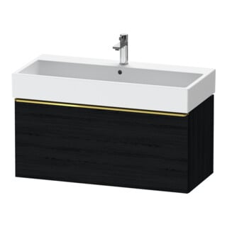Duravit Waschtischunterschrank D-Neo 98,4x44,2cm, g pol/Ei sw, 1 Ausz., wandhängend