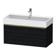 Duravit Waschtischunterschrank D-Neo 98,4x44,2cm, g pol/Ei sw, 1 Ausz., wandhängend