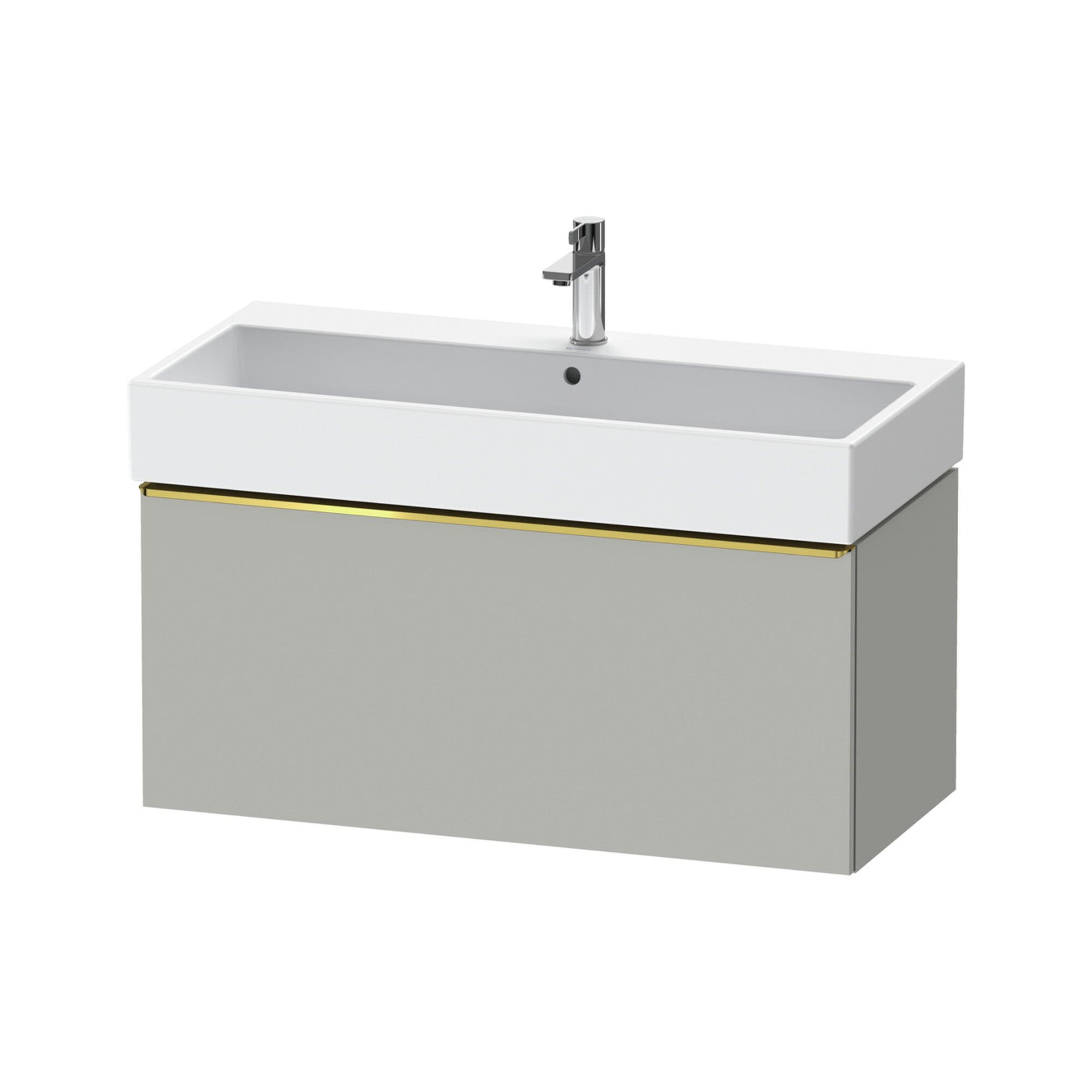 Duravit Waschtischunterschrank D-Neo 98,4x44,2cm, g pol/gr ma, 1 Ausz., wandhängend