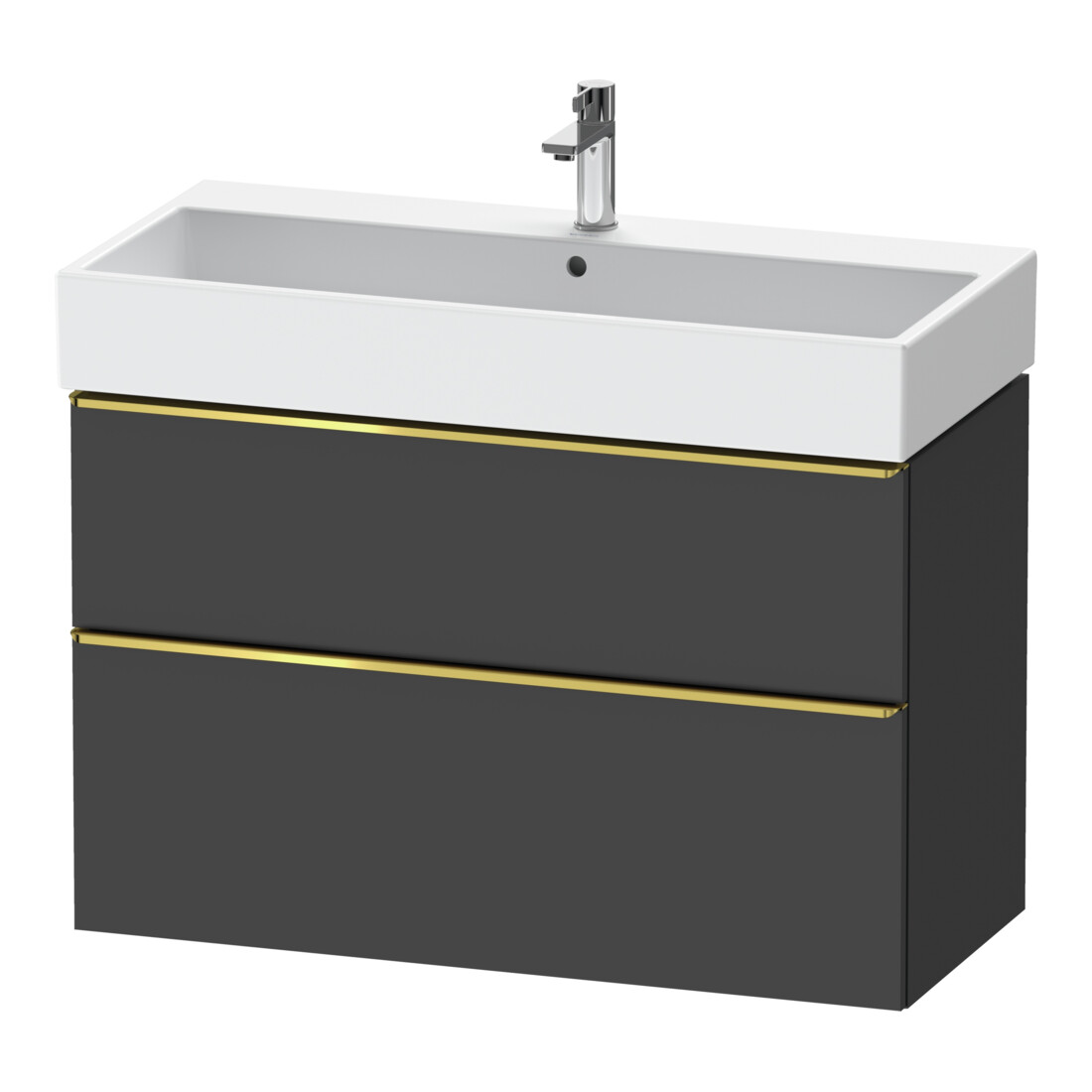 Duravit Waschtischunterschrank D-Neo 98,4x44,2cm, g pol/gra m, 1 Kast, 1 A