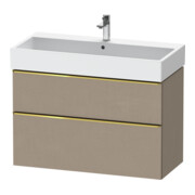 Duravit Waschtischunterschrank D-Neo 98,4x44,2cm, g pol/Lei, 1 Kast, 1 Ausz.